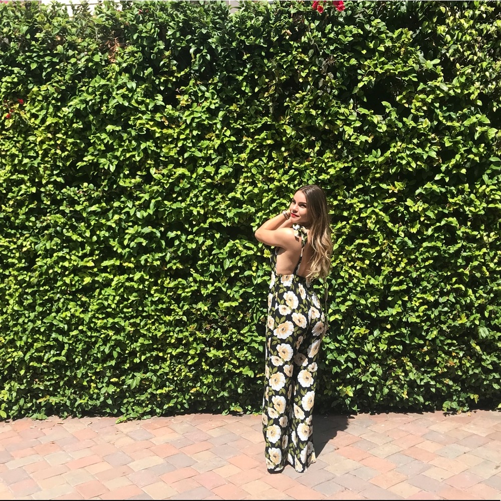 Floral jumpsuit